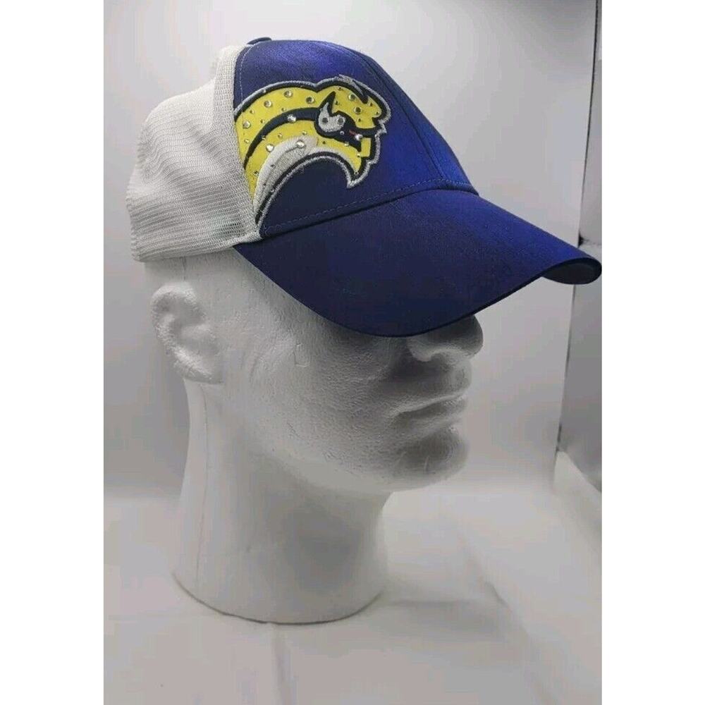 Vintage Buffalo Sabres Hockey New Era Snapback Trucker Hat 90s Womans Buffa-Slug